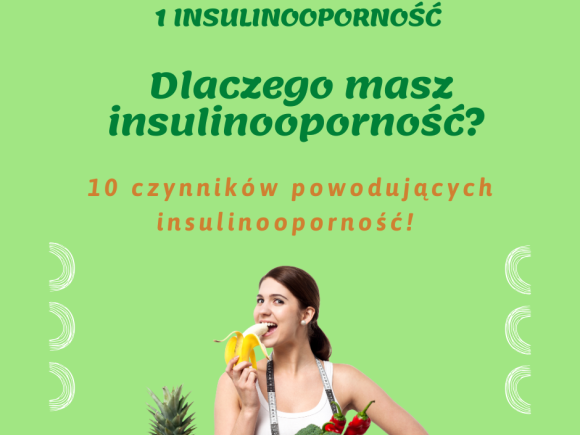 👉 Dlaczego masz insulinooporność? 10 czynników powodujących insulinooporność! 👉 Warto wiedzieć, co może ją wywoływać lub pogłębiać – i nie są to tylko słodycze! Świadomość czynników, które mają wpływ na wrażliwość tkanek na insulinę, to pierwszy krok w kierunku odzyskania równowagi hormonalnej i lepszego samopoczucia. 1. Niewłaściwa dieta. Spożywanie nadmiernych ilości żywności bogatej w cukry i tłuszcze trans 🍟 2. Siedzący tryb życia 👩💻 3. Nadwaga oraz otyłość – redukcja masy ciała o 5%, a najlepi